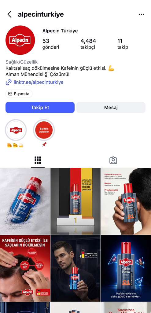 Alpecin Instagram